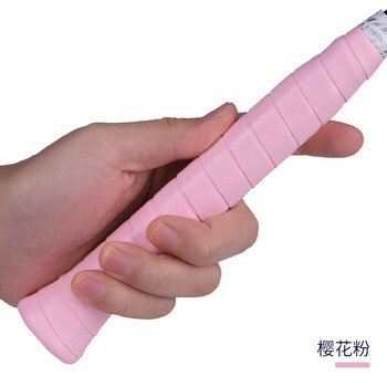 浦锐羽毛球网球拍吸汗缠绕带缓震吸汗防滑软糯手胶7C樱花粉6条装