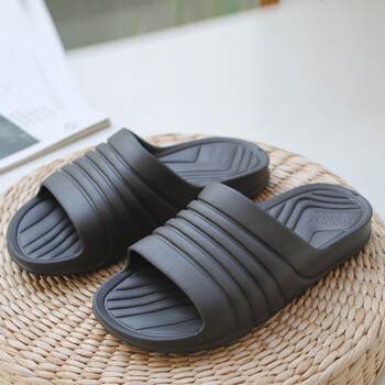 泰国进口橡胶拖鞋居家软底情侣洗澡凉拖男夏季夏天外穿鞋子复古灰泰码