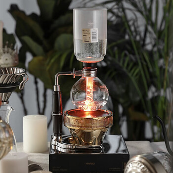 HARIO 原装进口虹吸壶虹吸赛风式耐热玻璃咖啡壶套装咖啡器具360ML