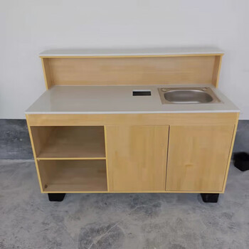 水果店切果台切洗台吧台柜台操作台鲜超市果蔬店收银台水果切配台 含