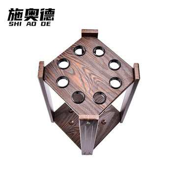 施奥德 台球杆架 8孔柜式台球杆架鱼竿收纳架桌球架杆器立柜挂杆架 施奥德 台球杆架 8孔柜式台球杆架鱼竿收纳架桌球架杆器立柜挂杆架