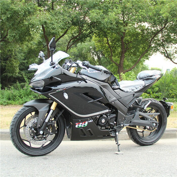 蛟龙400cc摩托车跑车双缸水冷重机车公路赛趴赛国四电喷可上牌黑色