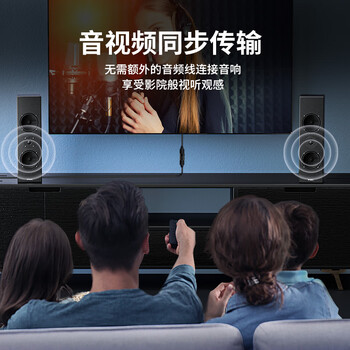 山泽（SAMZHE）HDMI延长器转接头 母对母高清连接头2.0版 HDMI对接头直通头串联延长器 黑色HFD-02