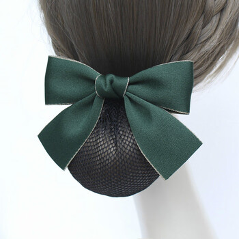 护士发网韩版职业头花空乘酒店服务员工作盘发网兜气质