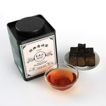 長盛川茶叶黑茶 经典青砖茶180g罐装 2019年老料内蒙奶茶砖茶切块自己喝 長盛川茶叶黑茶 经典青砖茶180g罐装 2019年老料内蒙奶茶砖茶切块自己喝