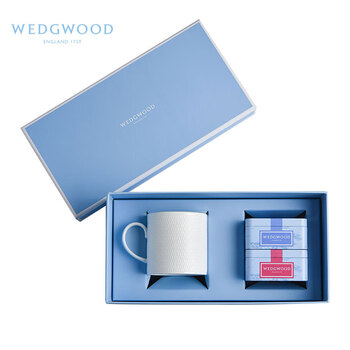 Wedgwood威基伍德 几何马克杯随身包茶罐套装