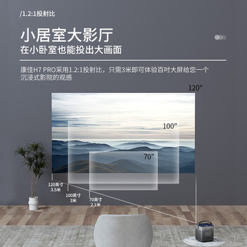 康佳H7PRO投影仪怎么样质量大揭秘！