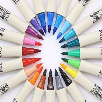 【全网低价,真便宜直播间】旗牌(Shachihata)Artline SUPREME学生图画工具涂画绘画美术多彩秀丽笔画笔 杏EPF-F 【全网低价,真便宜直播间】旗牌(Shachihata)Artline SUPREME学生图画工具涂画绘画美术多彩秀丽笔画笔 杏EPF-F