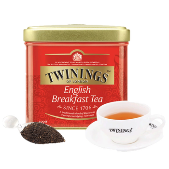 川宁twinings伯爵红茶500g散茶罐装英国格雷进口英式红茶叶餐饮奶茶