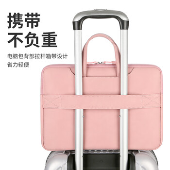 BRINCH女士手提笔记本电脑包15.6英寸适用小米华为大容量轻薄电脑包