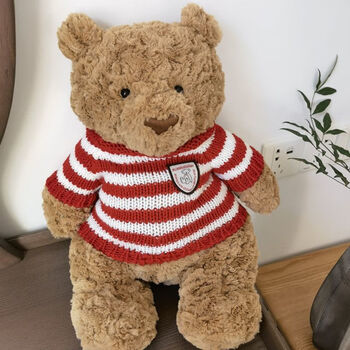 巴塞罗那熊衣服胖胖熊巴塞罗熊bartholomew小熊替换换洗毛衣卫衣帽送