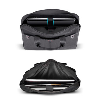 TARGUS泰格斯单肩电脑包15.6英寸商务轻便公文包手提包单斜挎包 黑 515