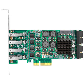 魔羯MOGE 八口扩展USB3.0转接卡PCIE转usb3.2 Gen1服务器工业控制高速相机设备 MC2027 魔羯MOGE 八口扩展USB3.0转接卡PCIE转usb3.2 Gen1服务器工业控制高速相机设备 MC2027