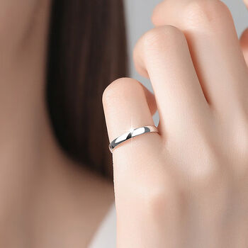 黎娅  小拇指戒指s925银男士单身尾戒情侣对戒女小指独身细戒子关节