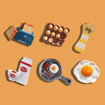 优学库 美食系列冰箱贴 3D立体厨房装饰冰箱贴 鸡蛋 仿真食物冰箱贴 圣诞节 热门商品 优学库 美食系列冰箱贴 3D立体厨房装饰冰箱贴 鸡蛋 仿真食物冰箱贴 圣诞节 热门商品