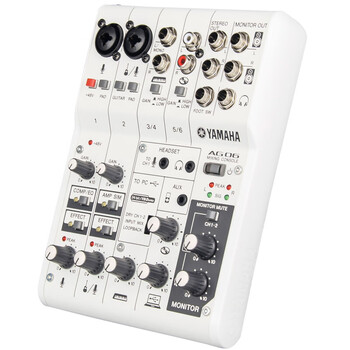 yamaha雅马哈适用ag06ag03声卡调音台k歌直播录音配音游戏吉他弹唱wjh