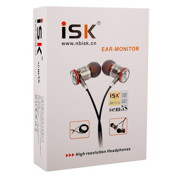 iSK SEM5S入耳式专业直播监听耳塞银色高保真HIFI K歌/游戏/音乐/ASMR主播手机电脑适用 iSK SEM5S入耳式专业直播监听耳塞银色高保真HIFI K歌/游戏/音乐/ASMR主播手机电脑适用