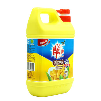 雕牌 洗洁精 1.5kg*5桶 生姜 除腥去味 洗洁精 厨房餐洗净 餐具洗涤剂 家庭装（新老包装随机）