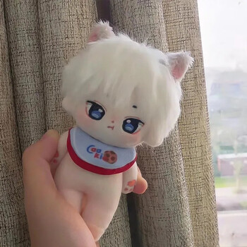 织锦提花布料难哄棉花娃娃公仔20cm裸娃男娃女娃衣服外出包10cm骨架无