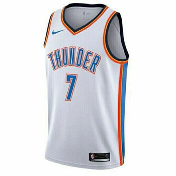 aedg放騰讯体育nba同款雷霆队球衣0号威少篮球服安东尼热压13号乔