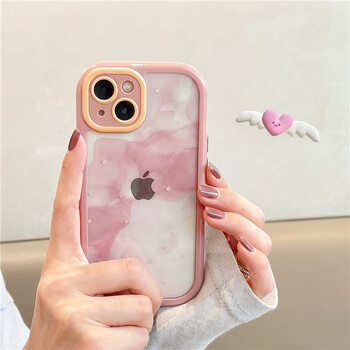 apple 适用苹果13手机壳iphone14promax简约晕染11高级感小众12 奶油