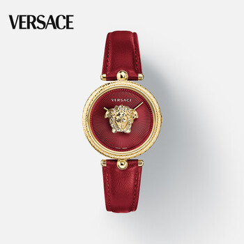 范思哲versace时尚美杜莎复古石英手表女轻奢小众34mm石英机芯vecq