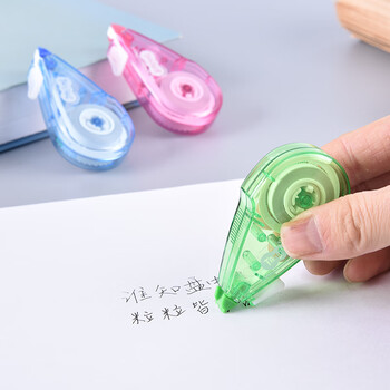 TANOSEE乐如诗 便携装修正带 强吸附力保护盖一体型涂改带改正带修正贴文具套装8m粉蓝绿混色3个TS-CR-3P TANOSEE乐如诗 便携装修正带 强吸附力保护盖一体型涂改带改正带修正贴文具套装8m粉蓝绿混色3个TS-CR-3P