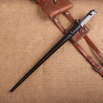 56式三菱1刺 老军迷收鞘适用于捷克56式军棱刀五六刺刃防身套 捷克铝