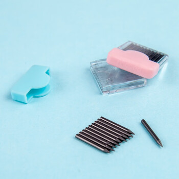 马培德（Maped）铅芯圆规好搭档 2B铅芯替芯 考试圆规通用2B铅芯 134200CH【2B铅芯10支】薄荷绿