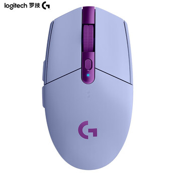 罗技（G）G304 LIGHTSPEED无线鼠标 游戏鼠标 轻质便携 鼠标宏 绝地求生FPS英雄联盟吃鸡 生日礼物 紫色