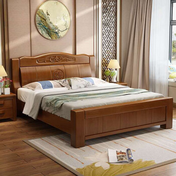 0(海棠色) 大抽屉高箱床 乳胶棕垫