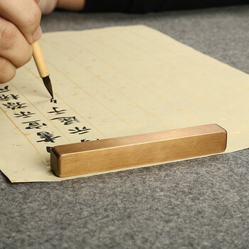 弘梅【全网低价】弘梅仿古黄铜书法镇尺镇纸 铜学生毛笔书法文镇 文房四宝礼品把玩双支装镇尺 弘梅【全网低价】弘梅仿古黄铜书法镇尺镇纸 铜学生毛笔书法文镇 文房四宝礼品把玩双支装镇尺