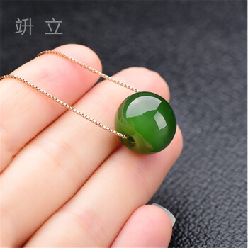 绿色猫眼石吊坠价格报价行情- 京东