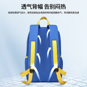 第九城（V.NINE）儿童书包3-6岁双肩背包男女孩户外出游登山包幼儿研学小背包男童