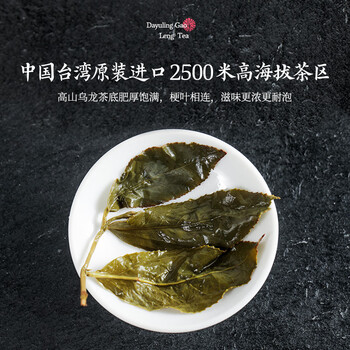炭纪（teagraphy）乌龙茶大禹岭高冷茶台湾原装特级50g罐装茶叶礼盒送礼
