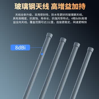 睿因（Wavlink）AERIAL HD6户外全向WiFi6路由器AX1800千兆室外桥接大功率无线AP户外直播网络覆盖工程WiFi基站