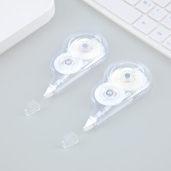 广博（GuangBo）12m无印风学生修正带六只装 涂改带 强力遮盖顺滑改正带 H05021