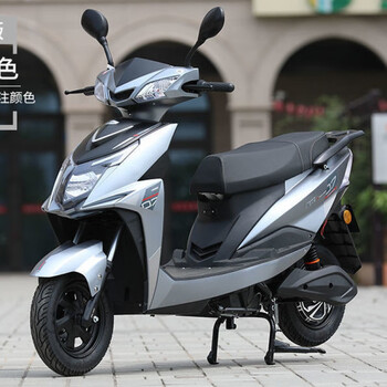 新款战神48电瓶车60v电动摩托车72v高速男女两轮双人大功电镀银灰60v5