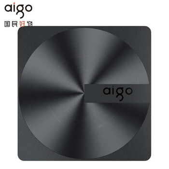 爱国者（aigo）8倍速 USB外置光驱 DVD外置刻录机 移动光驱 外接光驱 笔记本电脑便携光驱外置读刻一体黑色 G300