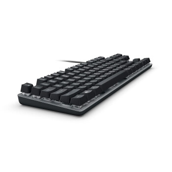 罗技（Logitech）K835机械键盘 有线键盘 游戏办公键盘 84键 黑色 TTC轴 红轴