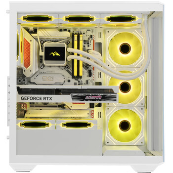 鑫谷（segotep）无界1（白色）无立柱海景房机箱 ATX270°广角玻璃侧透 360水冷游戏电脑主机箱 支持4090显卡