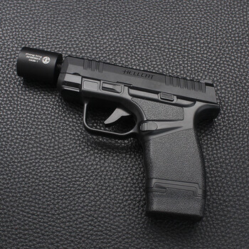 创意枪型打火机带消音器金属防风个性军事军迷收藏不可发射送礼物佳品