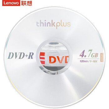 联想（Lenovo）DVD+R 光盘/刻录盘 16速4.7GB 办公系列 桶装10片 空白光盘