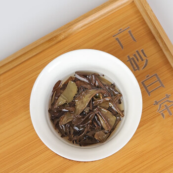 六妙白茶福鼎白茶五年陈窖藏老白茶寿眉茶饼300g福建茶叶茶饼300g