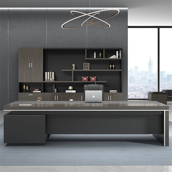 香尔特（Xiangerte）老板办公桌椅组合经理桌总裁桌主管桌简约办公家具大班台1.8桌+椅