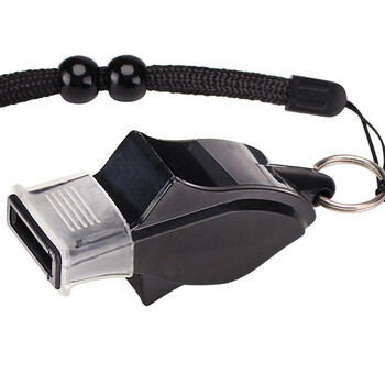 杜威克口哨专业裁判哨子无核篮球足球比赛训练体育老师专用黑海豚单只装