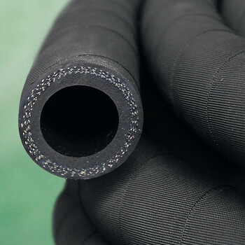 橡胶水管夹布高压黑色橡胶水管软管皮管耐磨耐油耐高温蒸汽管6分1寸2