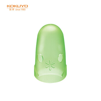 国誉(KOKUYO)进口点钞手指套学生办公财务翻页帽型指套 小号13*25m3个 绿色 MEKU-25TG