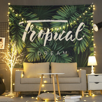 背景布ins风挂布挂毯抖音主播卧室宿舍房间改造布置床头装饰挂毯芭蕉叶亏本促销0 7米高 1米宽 图片价格品牌报价 京东