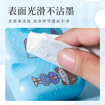 梅林笔庄便携砚台带盖文房四宝书法用品学生免洗密封防干墨防漏墨盒多功能可搁笔墨碟蓝色